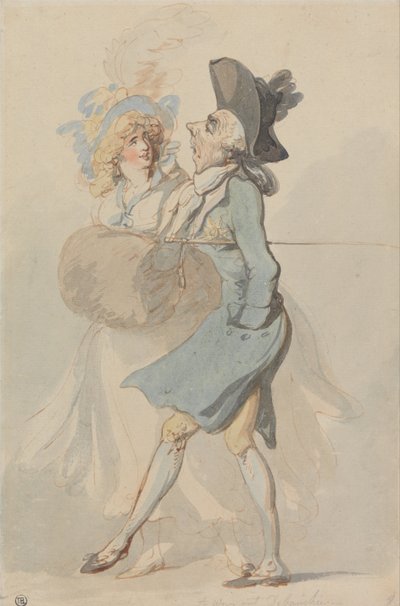 En slidt Debauchée af Thomas Rowlandson